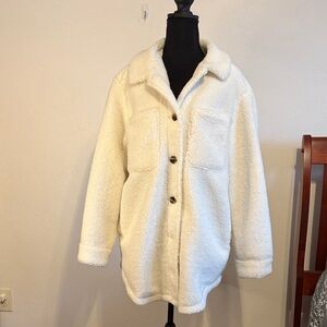 Old Navy Cream Teddy Jacket